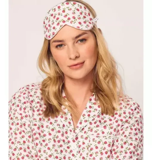 Adult's Twill Sleep Mask in Petite Petals