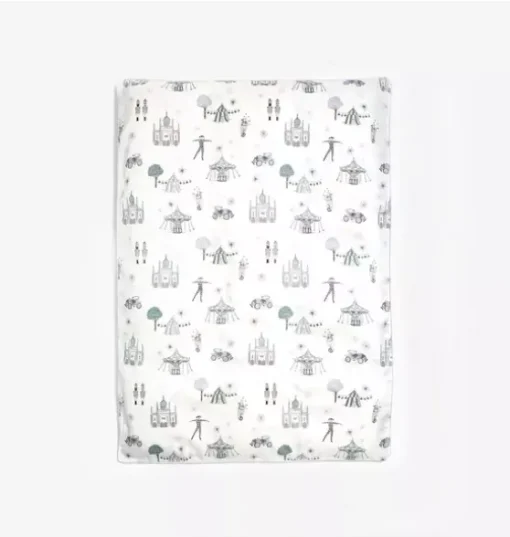 Adventures in Wonderland Baby Duvet Set - Aqua