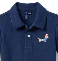 Americana Dog Pique Polo