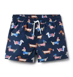 Americana Dog Swim Trunk