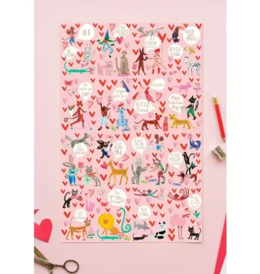 Animal Menagerie - Class Set of 32 Valentine's