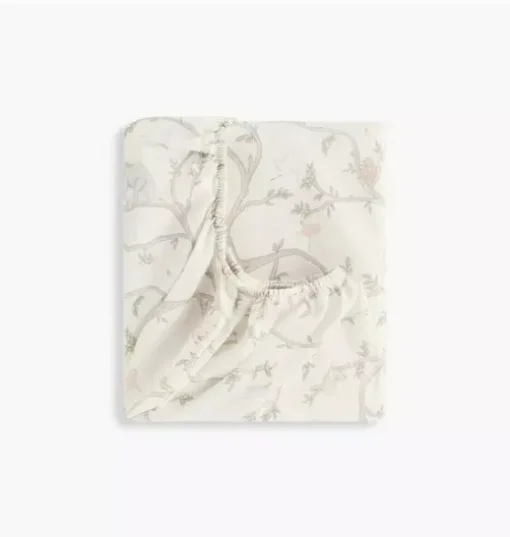 Animal Parade Changing Pad Cover - Ivory