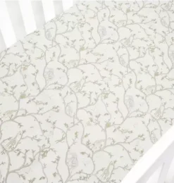 Animal Parade Crib Sheet - Ivory