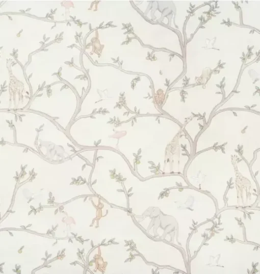 Animal Parade Swaddle - Ivory
