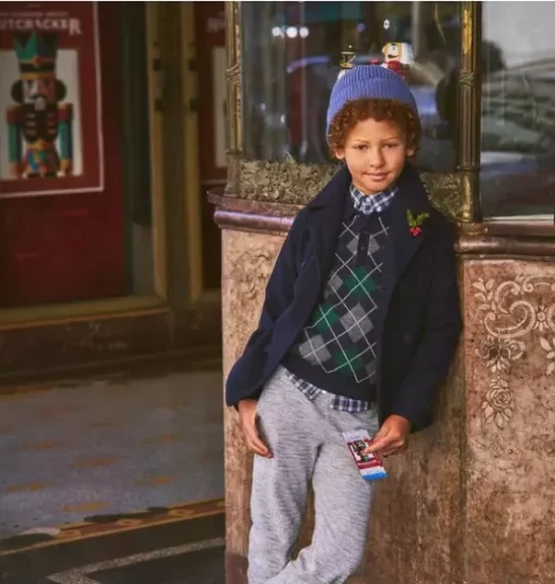 Argyle Polo Sweater
