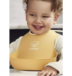 Baby Bib 2-Pack, Yellow / Blue