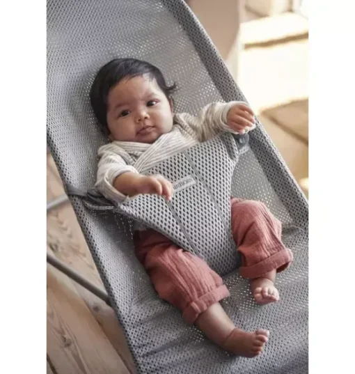 Baby Bouncer Bliss, Mesh, Gray