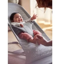 Baby Bouncer Bliss, Mesh, Gray
