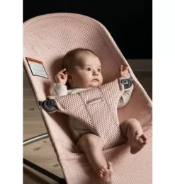 Baby Bouncer Bliss, Mesh, Pearly Pink