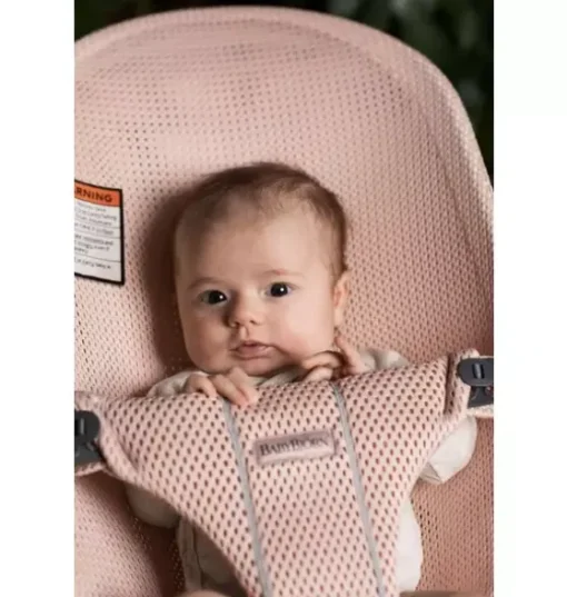 Baby Bouncer Bliss, Mesh, Pearly Pink