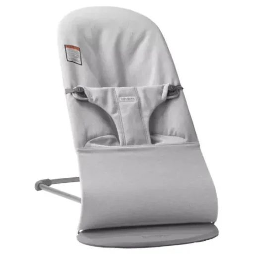 Baby Bouncer Bliss, Woven, Light Gray Melange