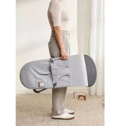 Baby Bouncer Bliss, Woven, Light Gray Melange