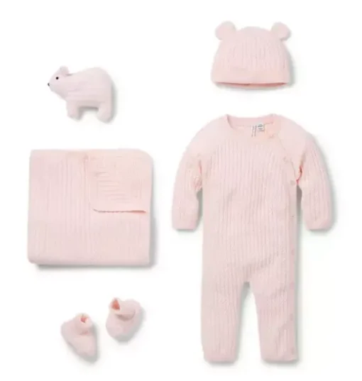 Baby Bundle of Love Cable Knit Gift Set
