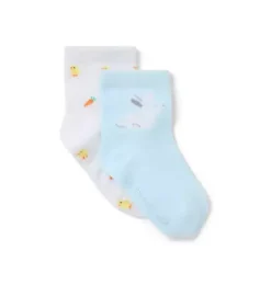 Baby Bunny And Chick Sock 2-Pack