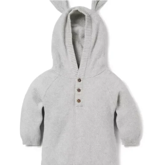 Baby Bunny Ear Hooded One-Piece