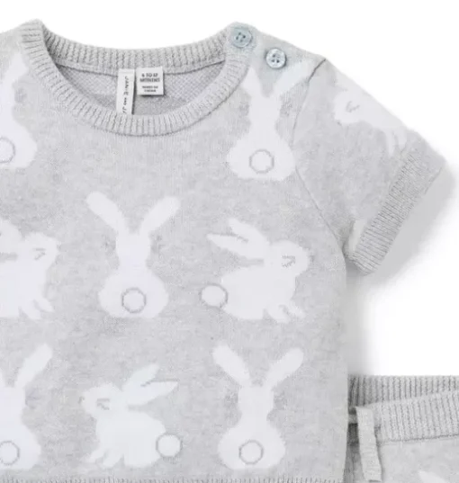 Baby Bunny Sweater Matching Set