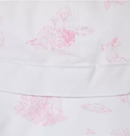 Baby Bunny Toile Sun Hat