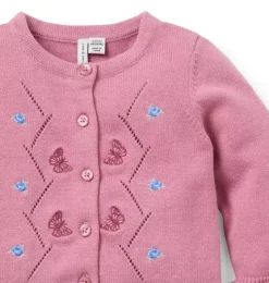 Baby Butterfly Ruffle Cardigan
