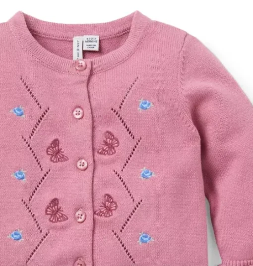 Baby Butterfly Ruffle Cardigan