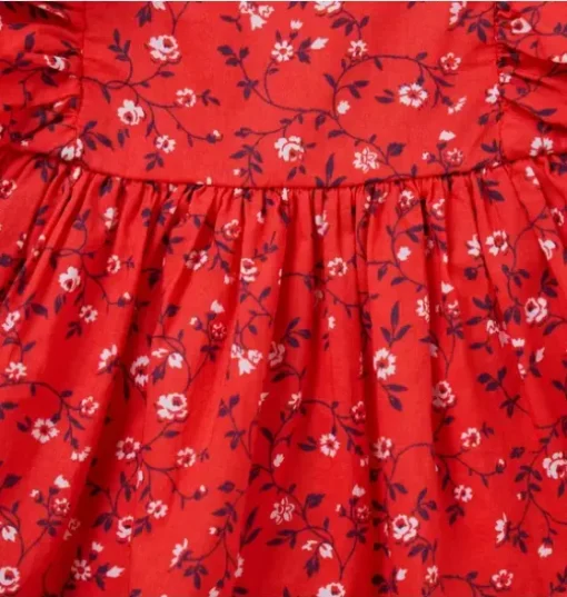 Baby Ditsy Floral Pintuck Matching Set