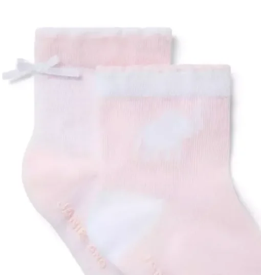 Baby Elephant And Stripe Sock Set