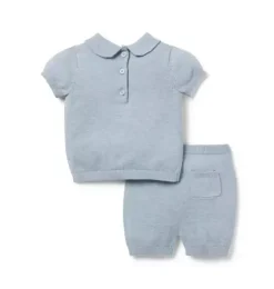 Baby Elephant Matching Sweater Set