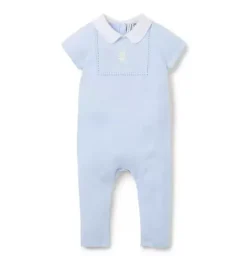 Baby Embroidered Bunny One-Piece