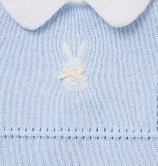 Baby Embroidered Bunny One-Piece