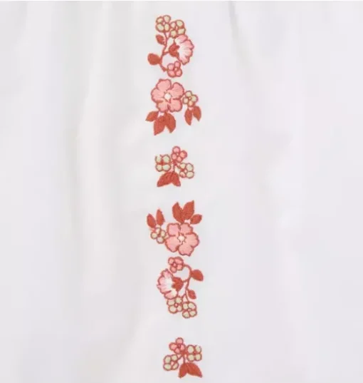 Baby Embroidered Floral Matching Set