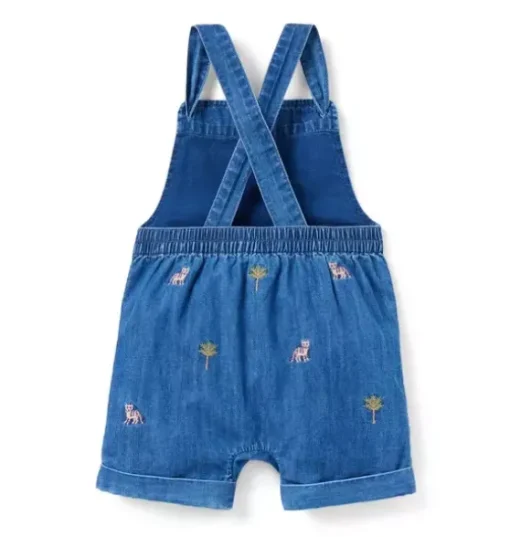 Baby Embroidered Tiger Overall