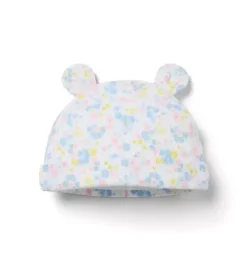 Baby Floral Bear Ear Beanie