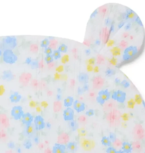 Baby Floral Bear Ear Beanie