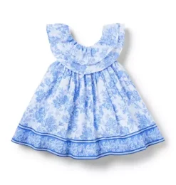 Baby Floral Border Dress