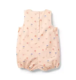 Baby Floral Bow Romper
