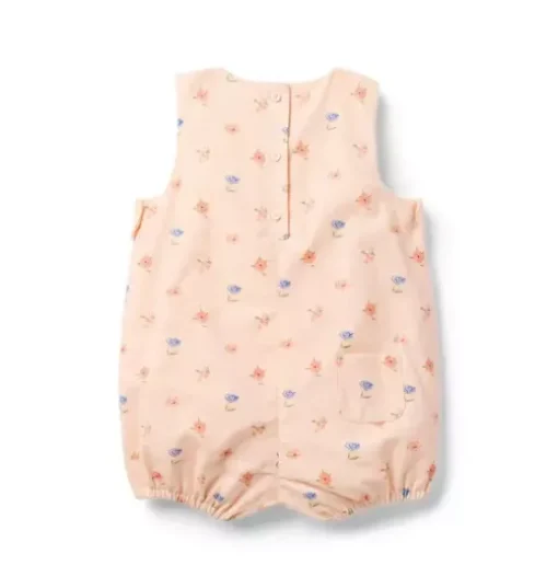 Baby Floral Bow Romper