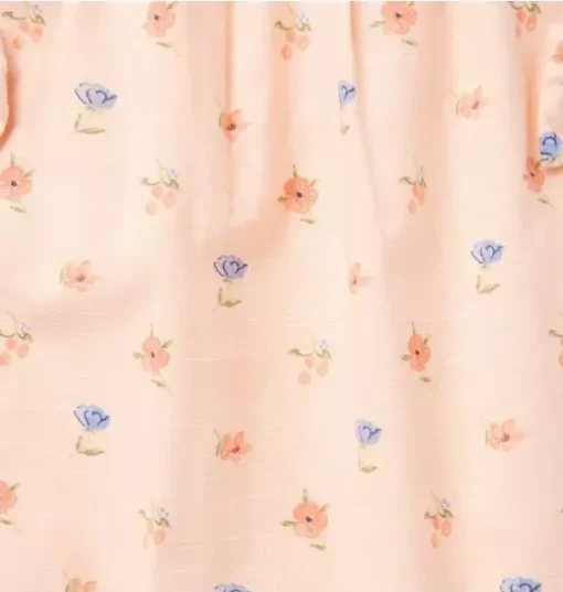 Baby Floral Bow Romper