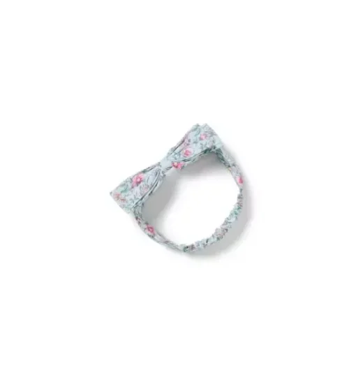 Baby Floral Bow Soft Headband