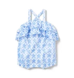 Baby Floral Eyelet Romper