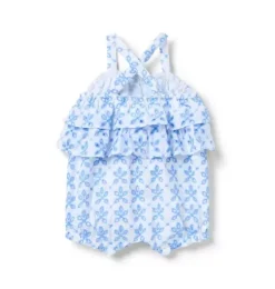 Baby Floral Eyelet Romper