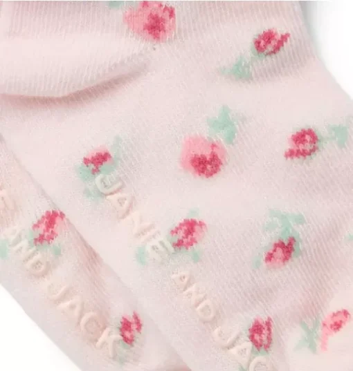 Baby Floral Foldover Sock