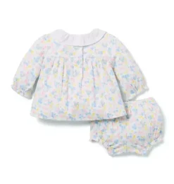 Baby Floral Pointelle Matching Set