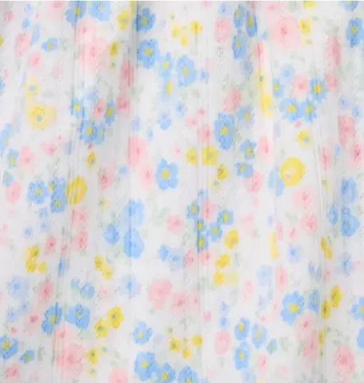 Baby Floral Pointelle Matching Set