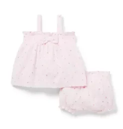 Baby Floral Pointelle Matching Set