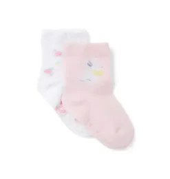 Baby Flower And Bunny Sock 2-Pack