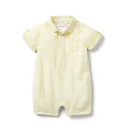 Baby Gingham Romper