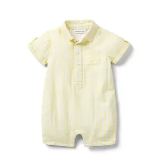Baby Gingham Romper