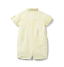 Baby Gingham Romper