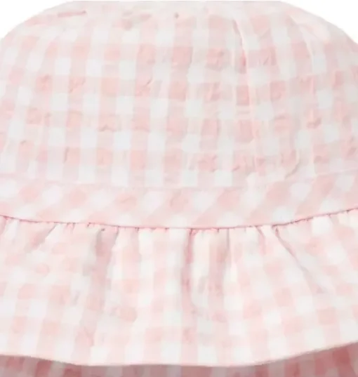 Baby Gingham Ruffle Sun Hat