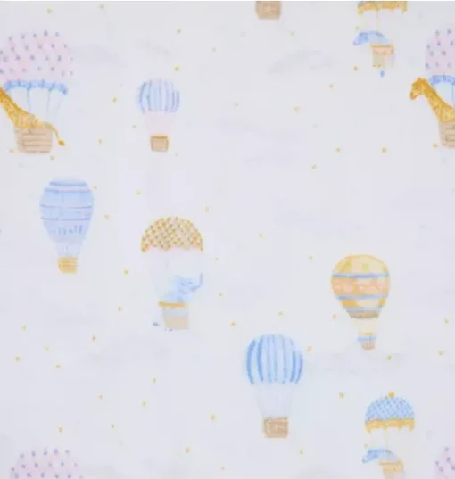 Baby Hot Air Balloon Animals Blanket