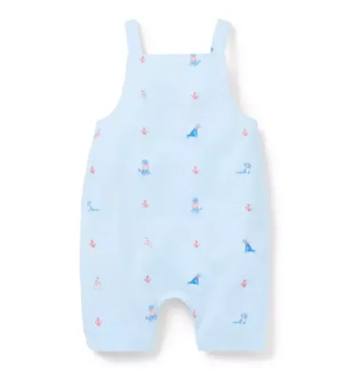 Baby Nautical Dog Overall